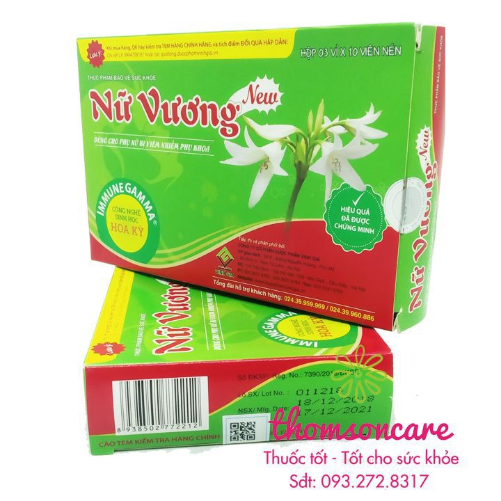 Nữ Vương New hỗ trợ ngăn ngừa viêm phụ khoa - Có tem tích điểm nhận quà Chính hãng | BigBuy360 - bigbuy360.vn