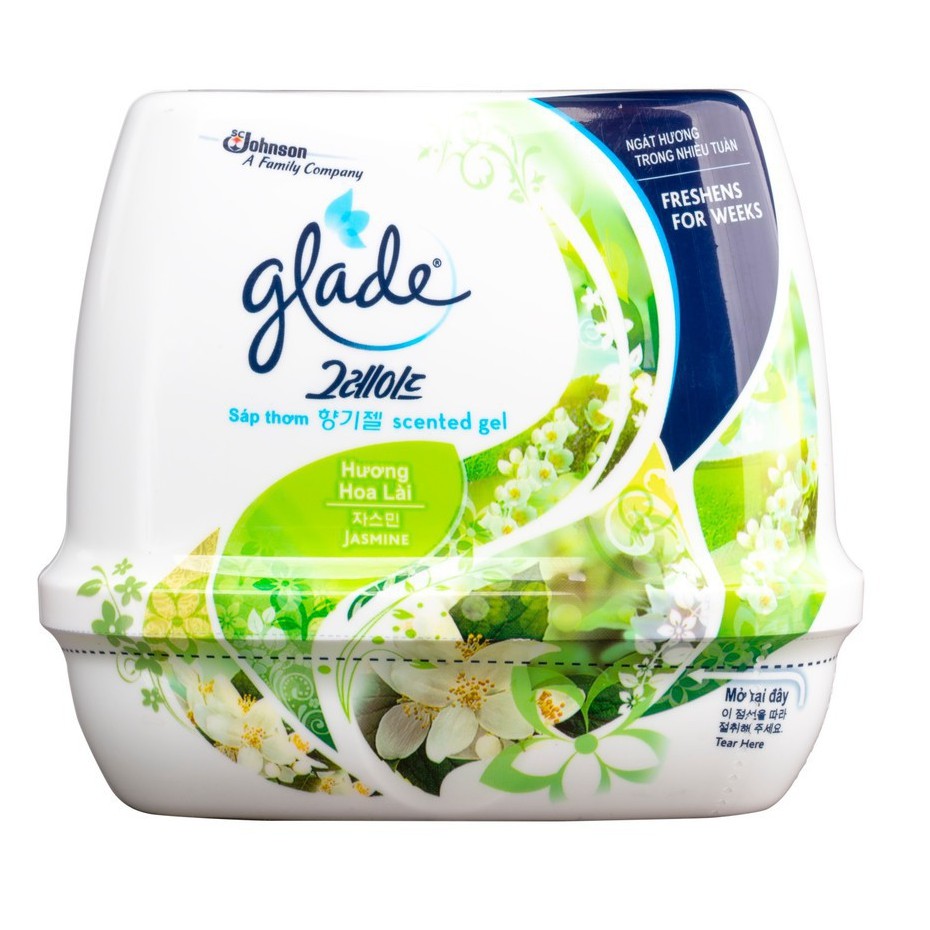 Glade Sáp thơm phòng khử mùi ô tô, toilet 180g Thái lan