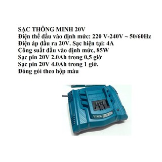 20V Pin và Sạc TOTAL  TBLIE2001/TFBLI2001/TFBLI2002/TCLIE2002/TFCLI2001/TFCLI2003/ TUCLI2001