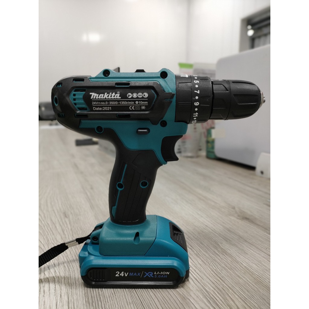 Máy khoan pin makita 3 chức năng có búa