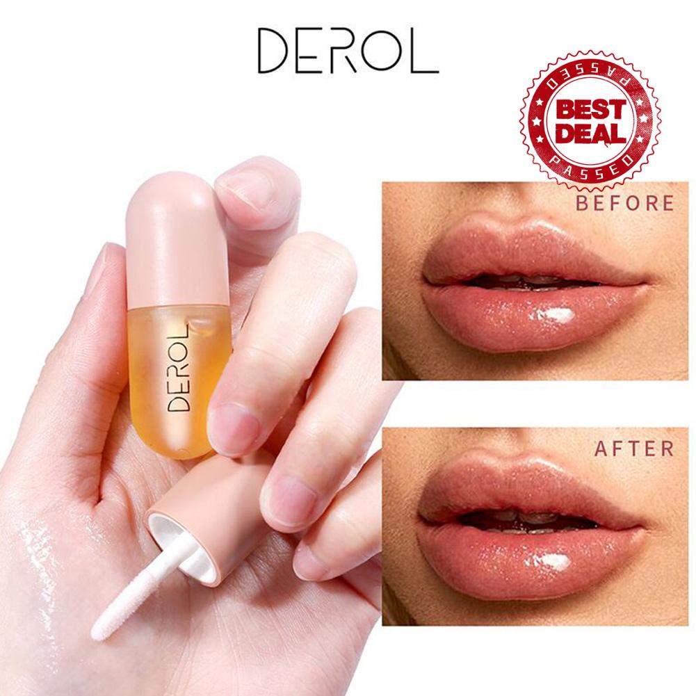 [Hàng mới về] Tinh dầu dưỡng ẩm môi Derol B9Q0 từ thực vật