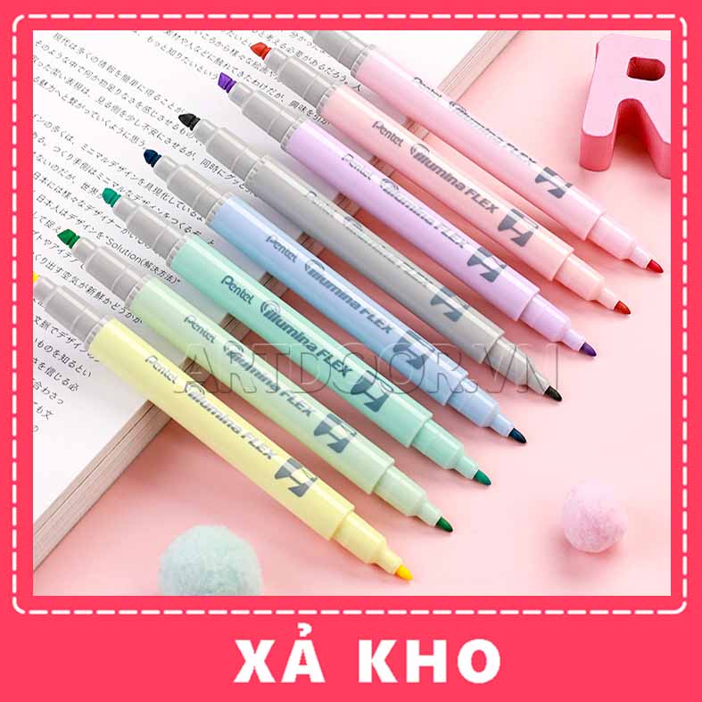 [ARTDOOR] Bút màu dạ quang PENTEL Pastel (cây lẻ)