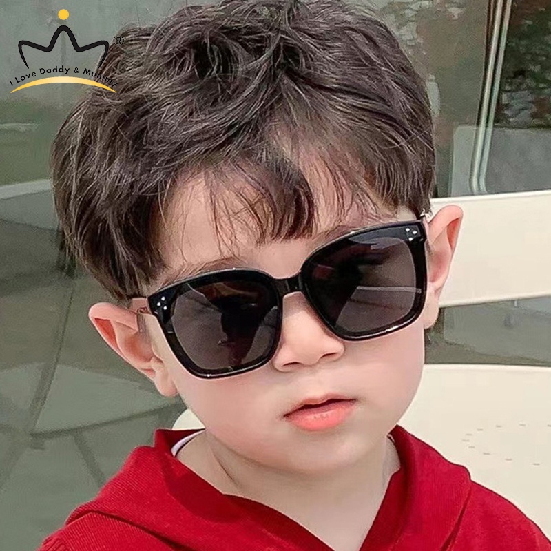Kính mát gọng vuông phong cách Hàn Quốc nhiều màu sắc tùy chọn cá tính thời trang dành cho trẻ em