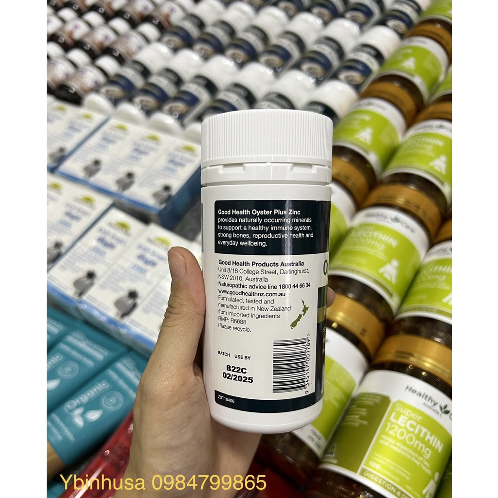 Viên Uống Tinh Chất Hàu Oyster Plus Goodhealth 60 viên của Úc