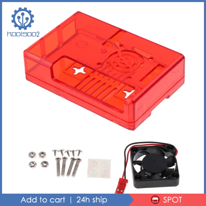 [KOOLSOO2]  Cooler Fan+Computer Box Case Enclosure Kit for Raspberry Pi 3 #1