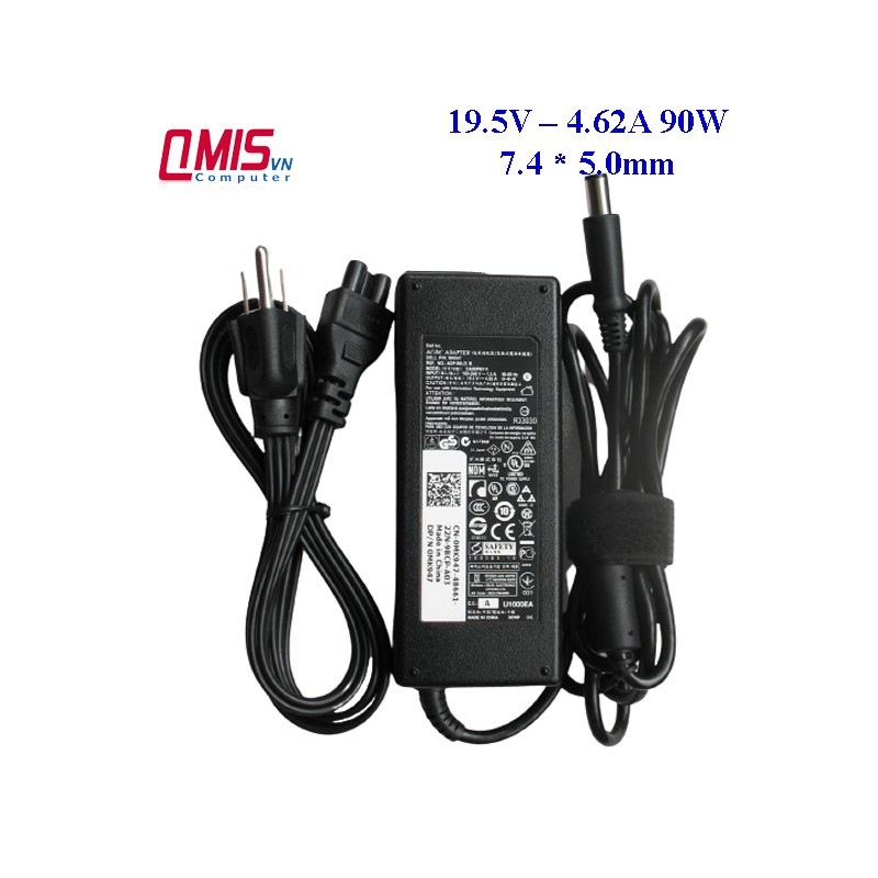 19.5V Sạc laptop Dell 19.5V-3.34A 19.5V-4.62A 19.5V-6.7A 19.5V-7.7A 19.5V-9.23A 19.5V-12.3A - Kim to - Kim nhỏ - Đầu đạn