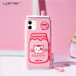 Ốp lưng Thú Cưng Dễ thương Cho Iphone11 ( LOFTER )