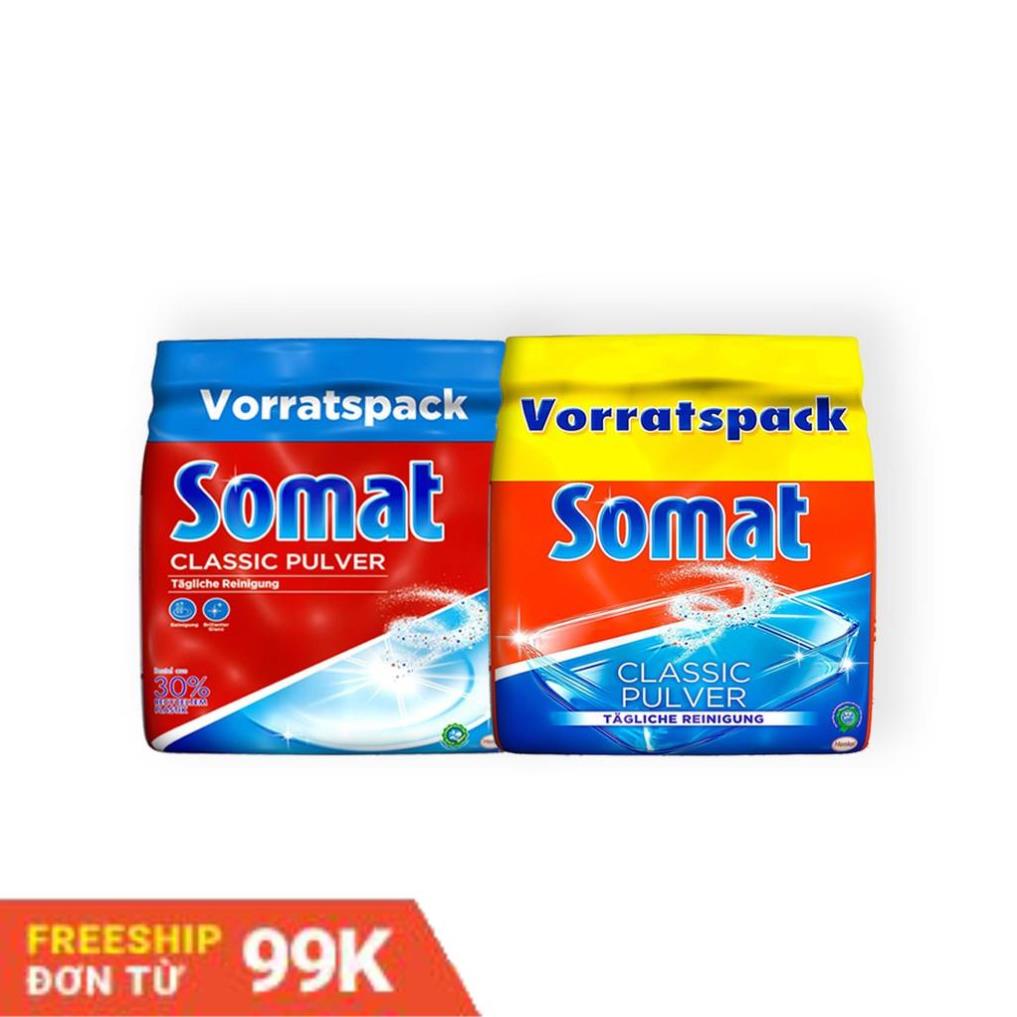 Bột rửa bát Somat 1.2kg dành cho máy rửa bát - Hàng nội địa Đức