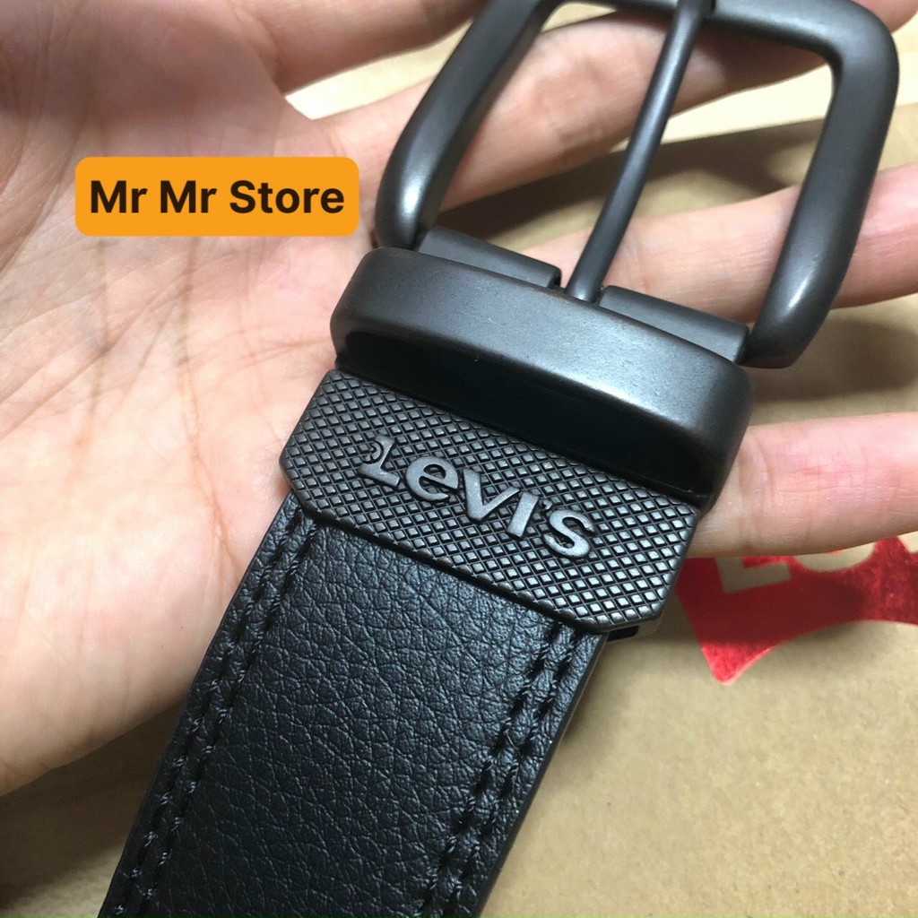 Nịt nam da LEVIS xoay 2 mặt cao cấp hàng xuất dư NN01