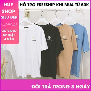 [VIDEO SP+tặng khẩu trang]  Áo thun tay lỡ dáng rộng unjsex dưới 75kg peaceminusone  THÊU 4 màu hot trend