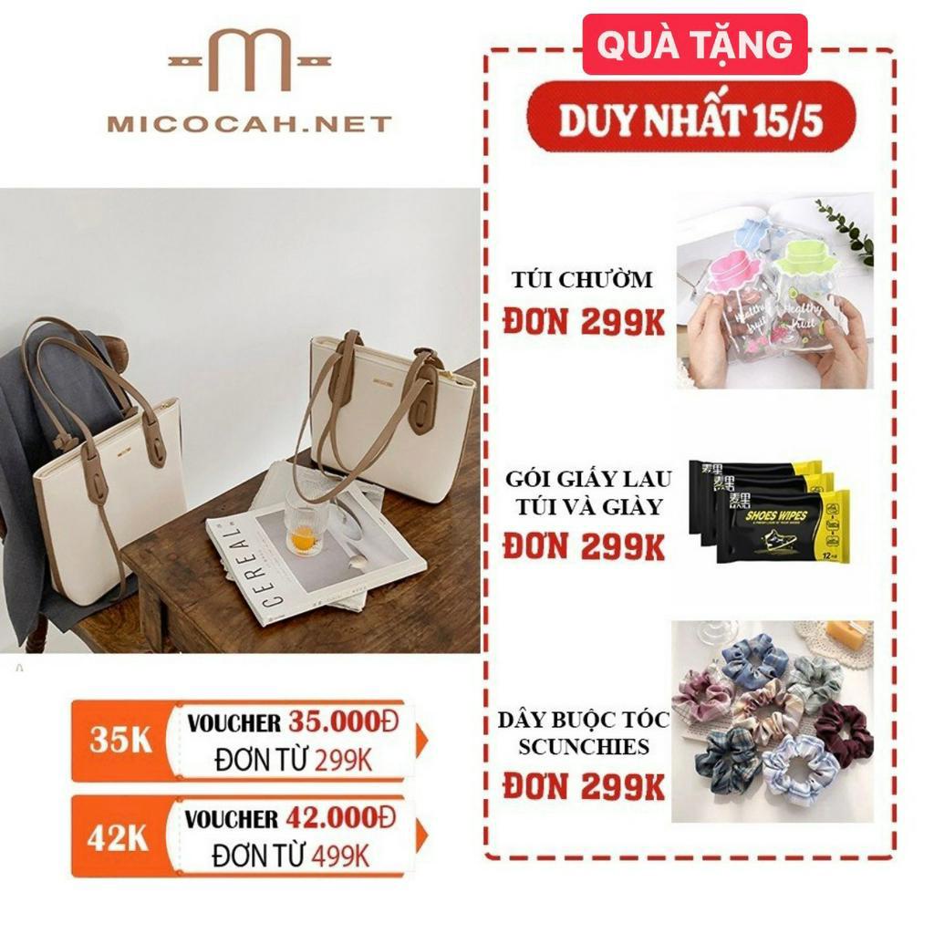 Túi xách nữ Micocah túi Tote kích thước lớn phong cách thời trang công sở tiện dụng thích hợp đi làm đi du lịch MSP: 554