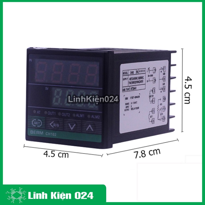 Bộ Điều Chỉnh Kiểm Soát Nhiệt Độ Thông Minh REX-CH102 ( BH : 1 tháng )