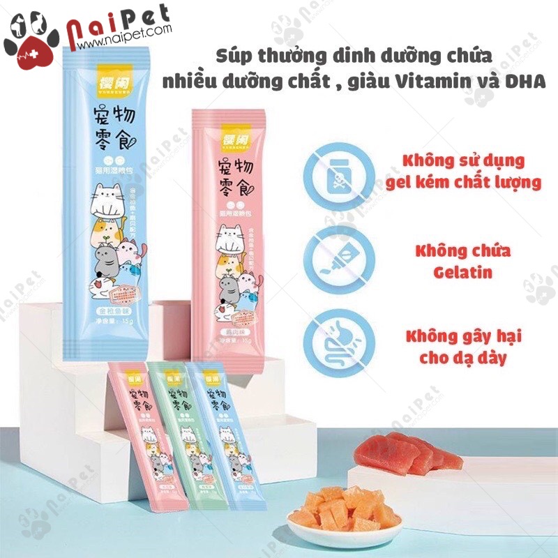 Súp Thưởng Huấn Luyện Cho Mèo Shizuka 15g