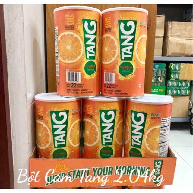 ❤️ Bột pha nước cam Tang 2.04kg Mỹ, thơm ngon, giàu vitamin C, tăng sức đề kháng