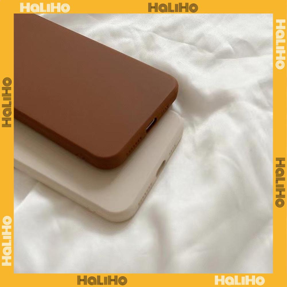iPhone Case Silicone Soft Case Detachable Frame Button Protection Camera Built-in Plush Skin Feel Brown Compatible For iPhone 11 Pro Max 13 Pro Max 12 Pro Max 7Plus xr XS Max