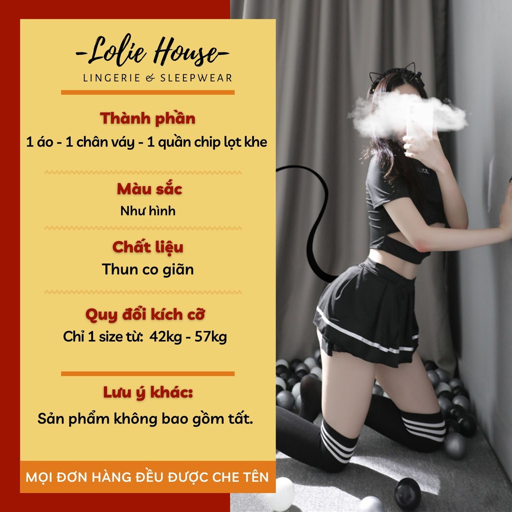 Cosplay cảnh sát sexy gợi cảm - Đồ cosplay sexy cảnh sát LOLIE HOUSE - CP32