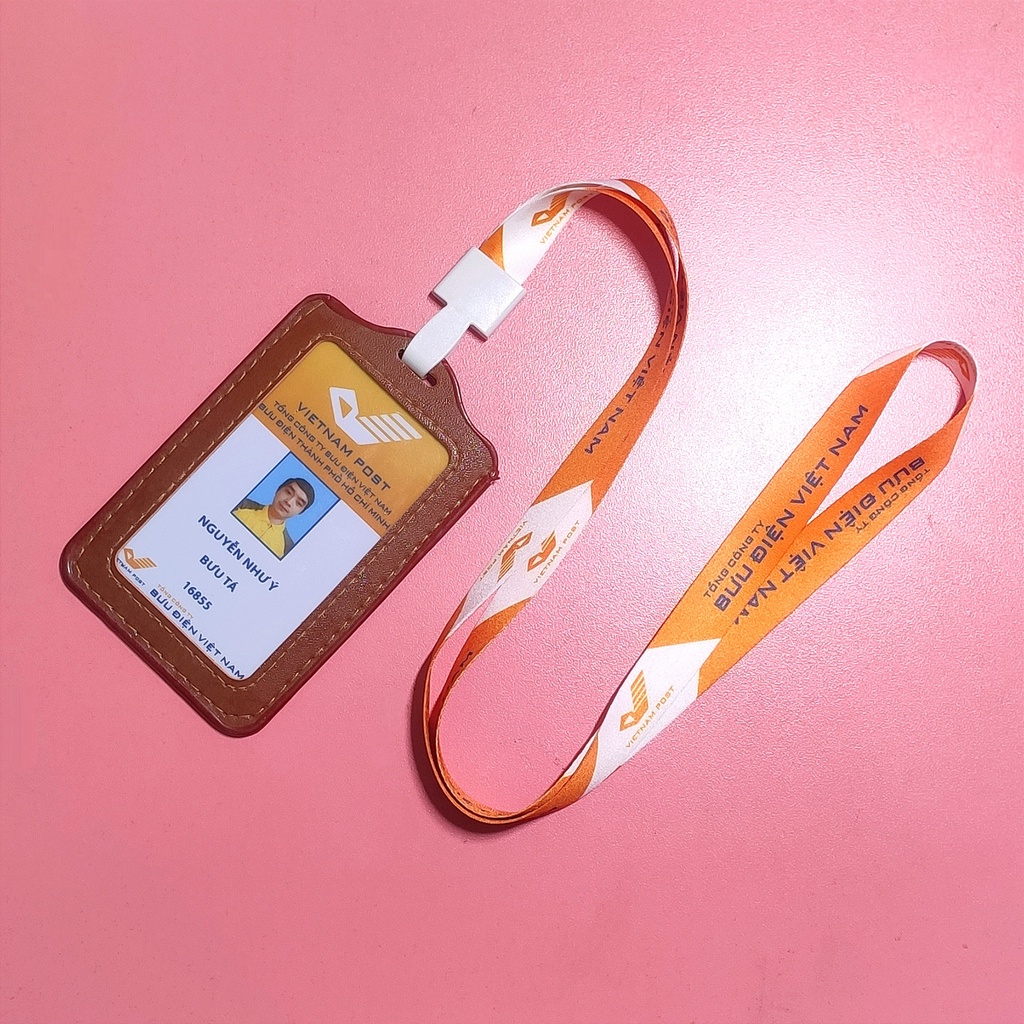 Combo 10 Dây đeo thẻ in logo, nội dung theo yêu cầu.