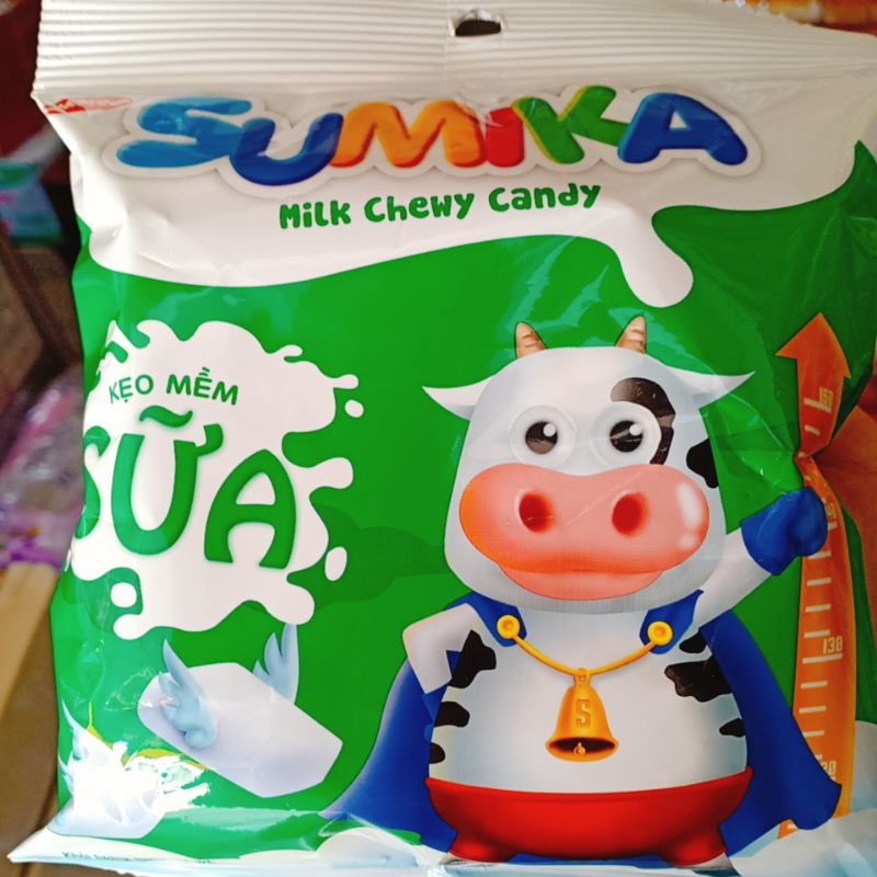 Kẹo Mềm Sữa Sumika Vị Vani , Dâu , Socola ⚡ FREESHIP ⚡ Kẹo Mềm Bibica Gói 70g