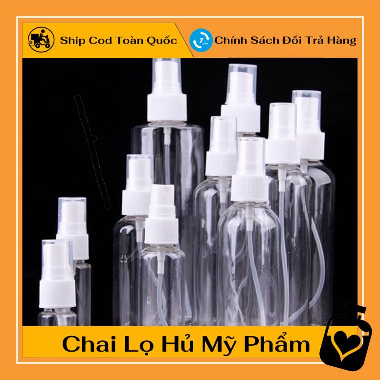 Chai Xịt Phun Sương ❤ TOP GIÁ RẺ ❤ Chai nhựa pet xịt phun sương 10ml,20ml chiết mỹ phẩm ,Xưởng Chai Lọ