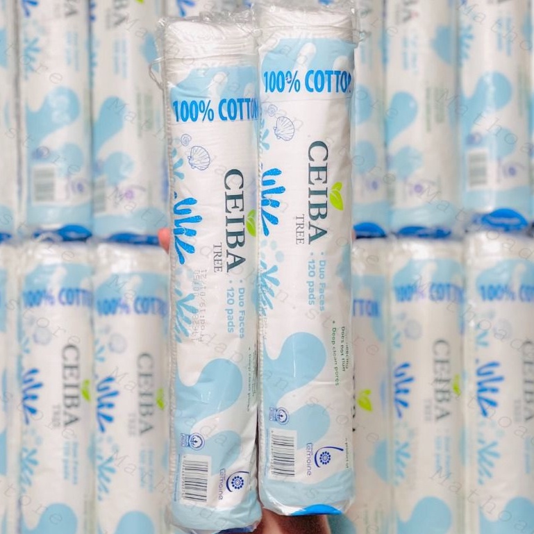 Bông Tẩy Trang Ceiba 100% Chất Liệu Cotton