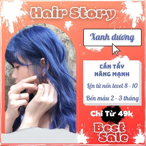 Thuốc Nhuộm Tóc Màu Xanh Dương | Storyhair, Storyhairs