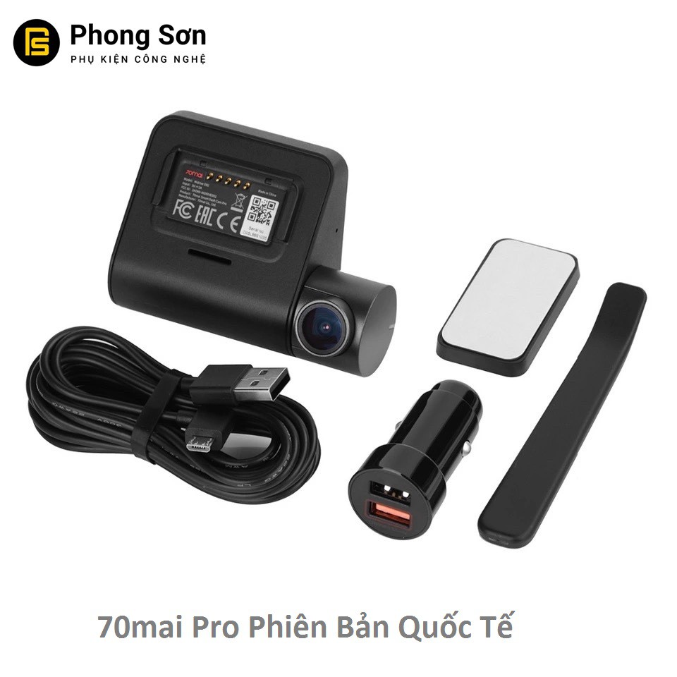 Combo Camera hành trình Xiaomi 70mai Dash Camera Pro + Kèm 64GB A1 Lexar - PHIÊN BẢN QUỐC TẾ (100% Tiếng Anh ) | BigBuy360 - bigbuy360.vn