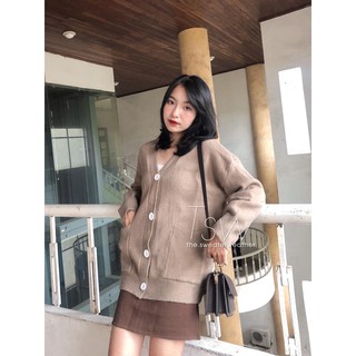 Áo cardigan len mịn cài cúc 002