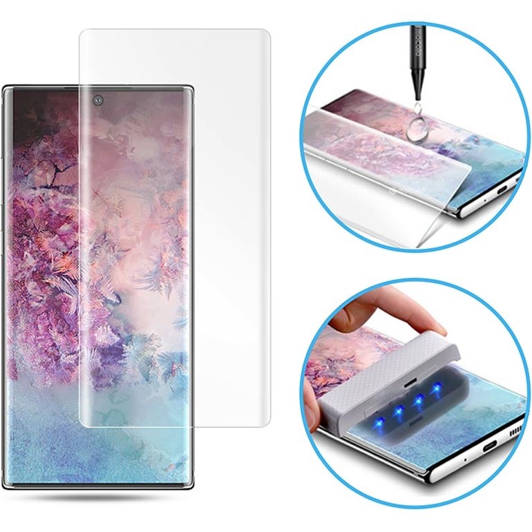 Kính cường lực Samsung S10/ S10 Plus kính full màn hình full keo nước UV