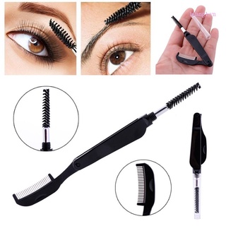 1 lược chải lông mi bằng thép không gỉ có thể gấp gọn tiện lợi