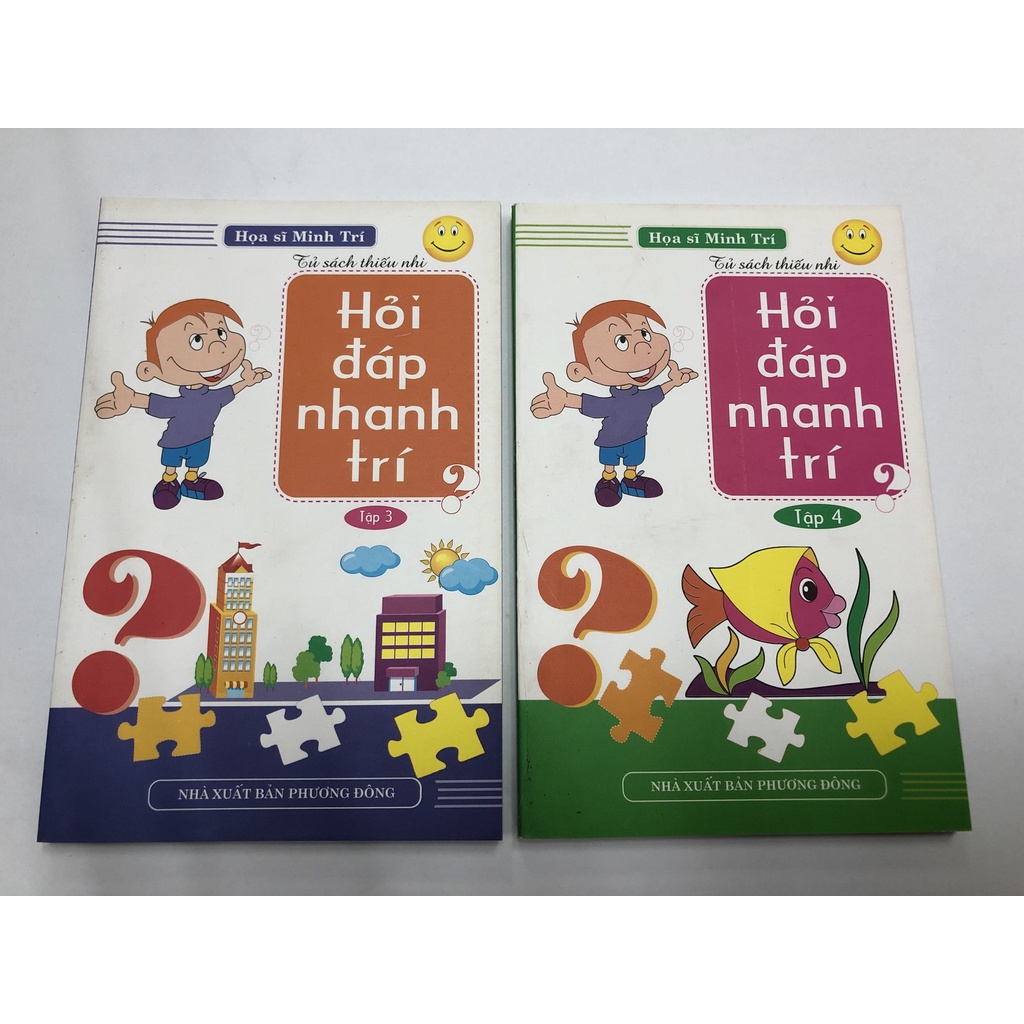 Sách - Combo Hỏi đáp nhanh trí - Họa sĩ Minh Trí