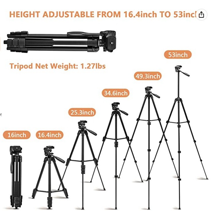 Tripod Kèm Remote Chụp Ảnh - Remote Bluetooth Chụp Ảnh Quay Video Từ Xa Cho Điện Thoại