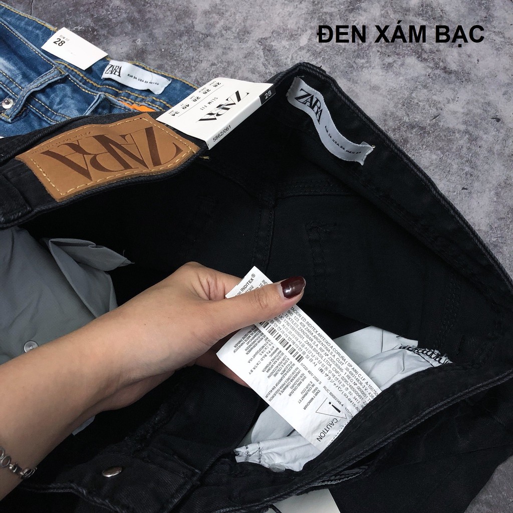 {VNXK} QUẦN JEAN NAM ZARA SKINNY ÔM - HÌNH THẬT