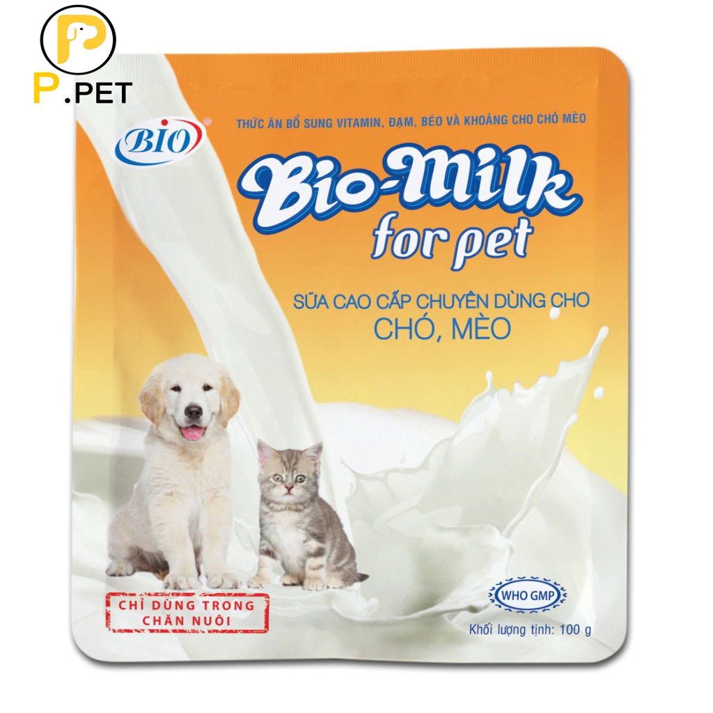 Sữa Bột Dinh Dưỡng Cho Chó Mèo BioMilk - Sữa dành cho chó mèo - P.Petshop