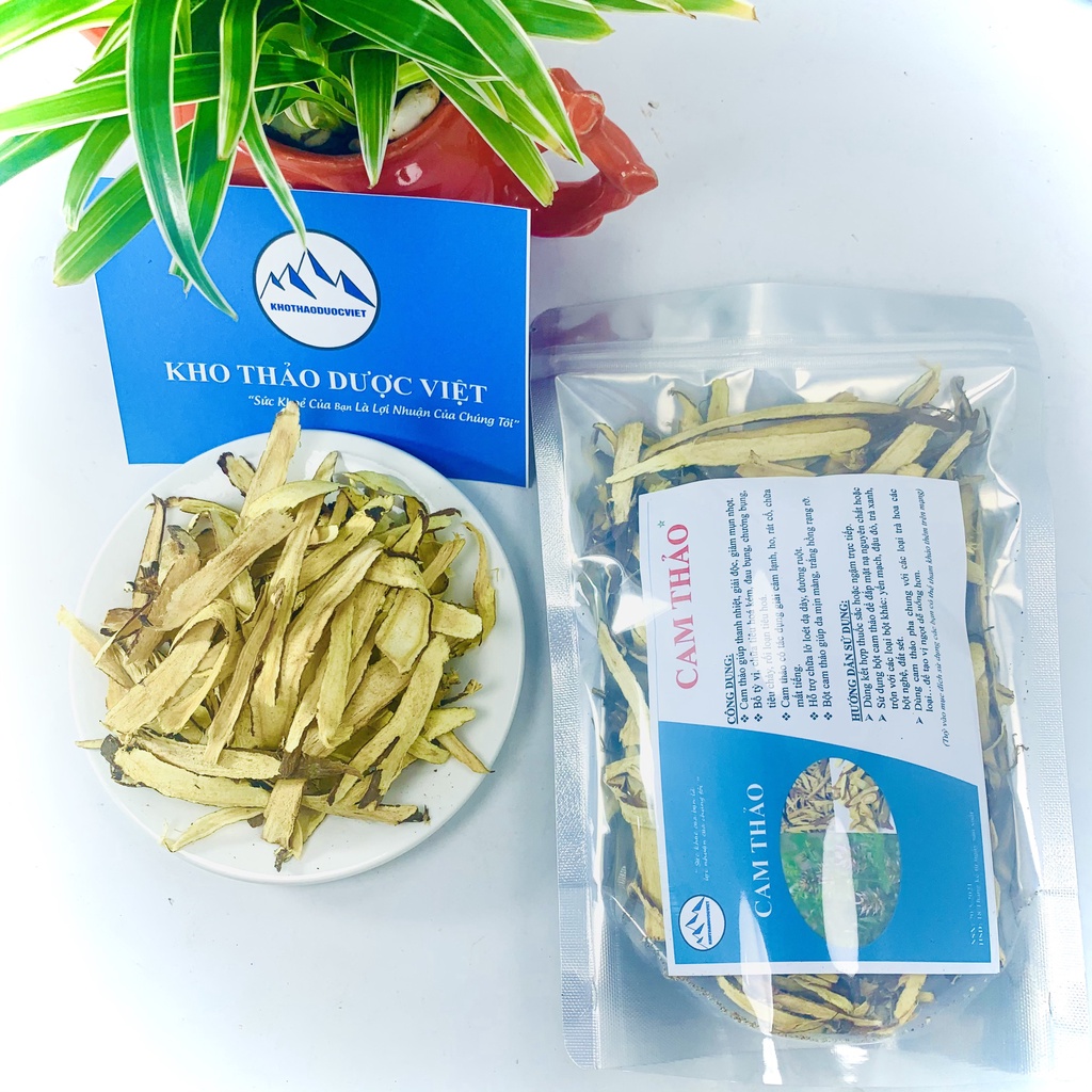 Cam thảo khô hàng loại 1 Thơm,đẹp,sạch thanh nhiệt giải độc 100g | BigBuy360 - bigbuy360.vn