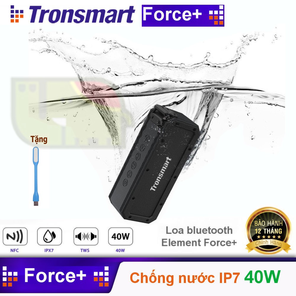 Loa Bluetooth Tronsmart Element Force + SoundPulse™ 40W Chính Hãng