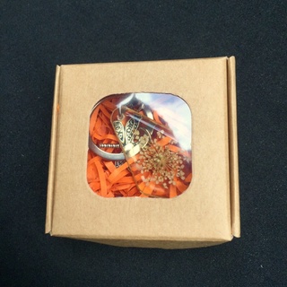 Móc khóa hoa thật handmade Lilande