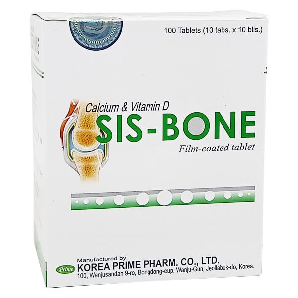 Viên uống sis bone bổ sung canxi cho cơ thể ( hộp 100 viên)