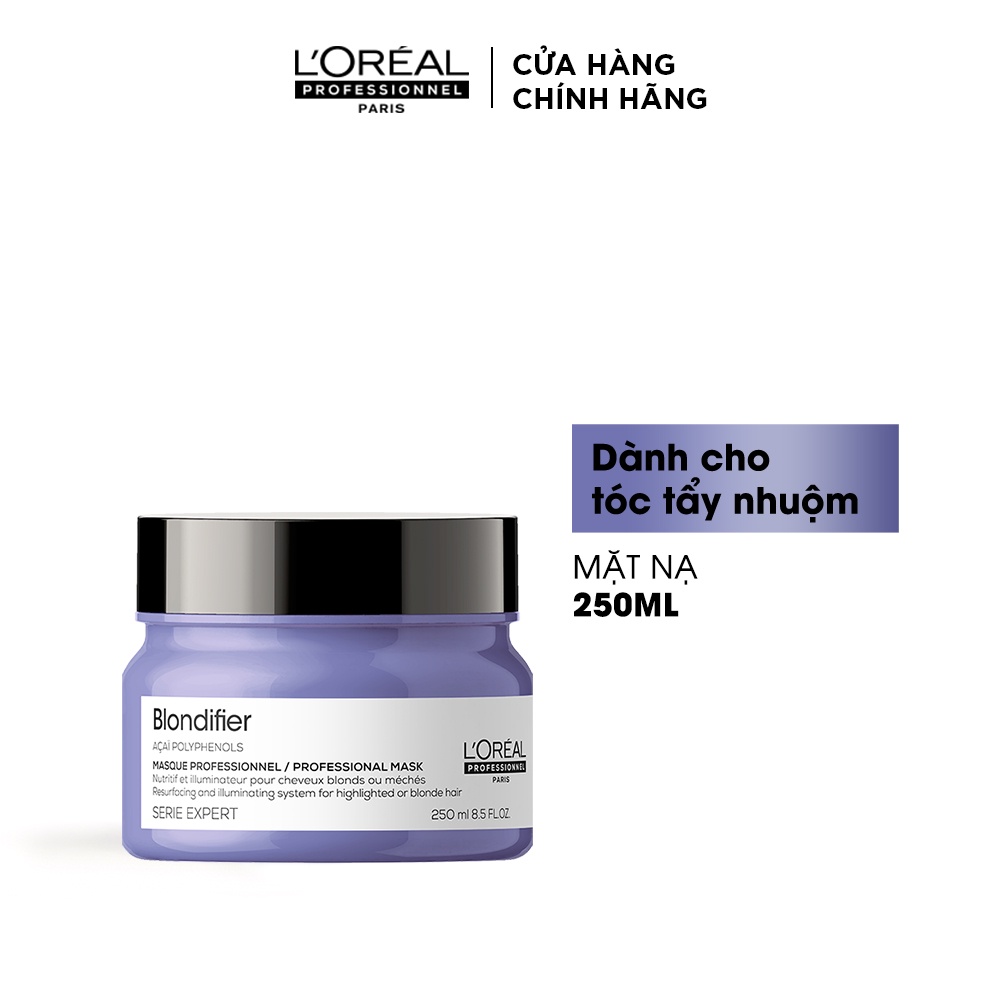 [HÀNG TẶNG KHÔNG BÁN] Mặt nạ chăm sóc chuyên biệt cho tóc tẩy L'Oréal Professionnel Serie Expert Blondifier Gloss 250ml