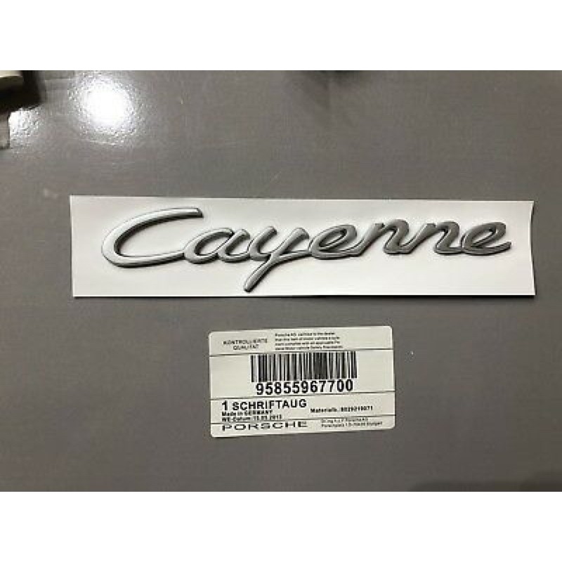 Chữ Cayenne - Logo cayenne -Tem cayenne porsche