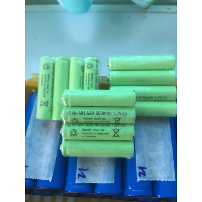 Pin sạc AAA 1.2v 600mah