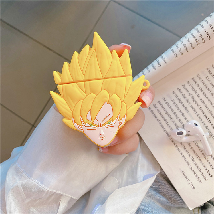 DRAGON BALL Ốp Bảo Vệ Hộp Đựng Tai Nghe Airpods 1 / 2 / Pro Hình Goku Xinh Xắn