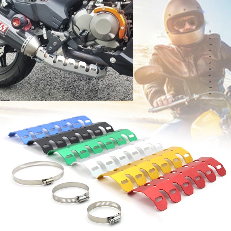 Vỏ bọc bảo vệ ống pô xe máy 6 màu chuyên dụng