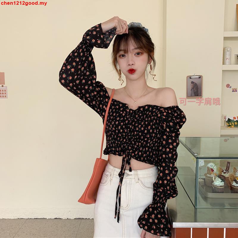 Áo Sơ Mi Chiffon Tay Dài In Hoa Màu Tím Cỡ Nhỏ Thời Trang Thanh Lịch Cho Nữ 4.23