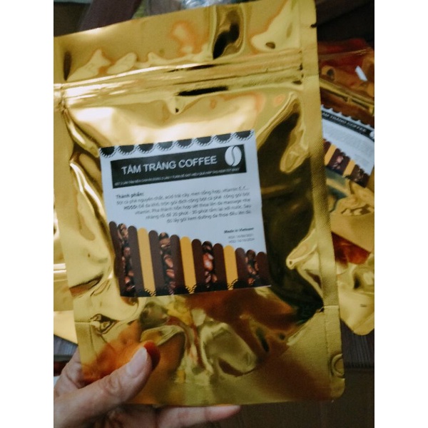 Tắm Trắng Cafe, Ủ Trắng Da Hoàn Toàn Từ Thiên Nhiên Gói 4 hộp nhỏ