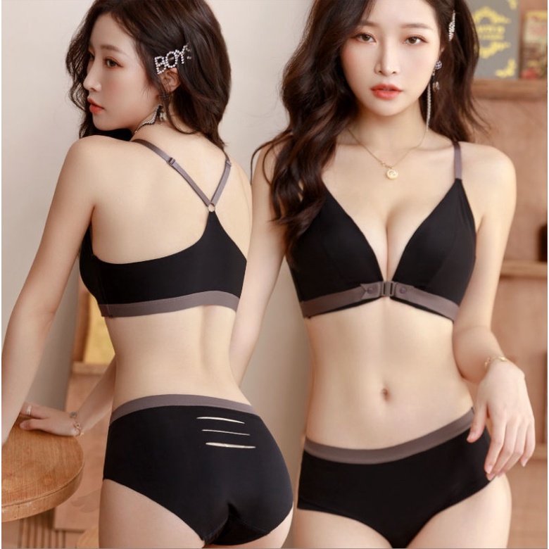 Bộ đồ lót nữ su cài trước nâng ngực cao cấp, trẻ trung (MS 07005) Anna Shop