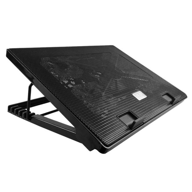 [Mã SKAMSALE03 giảm 10% đơn 200k] Đế tản nhiệt Cooler Pad S500 5 Fan siêu làm mát Laptop, đế nâng lên hạ xuống được