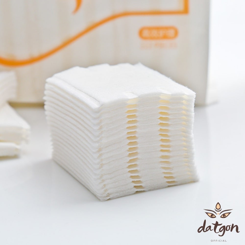 Bông Tẩy Trang Cotton Pads 3 Lớp  FM túi 222 miếng, Lameila Miniso Silcot tetra, Miếng tẩy trang nội địa trung