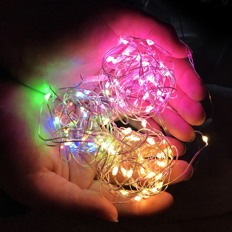 Dây đèn LED 1m dùng trang trí tiệc cưới năm mới