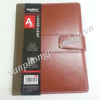 Sổ bìa da còng sắt Heeton A5 A25-823 - Đồ dùng học sinh, văn phòng.