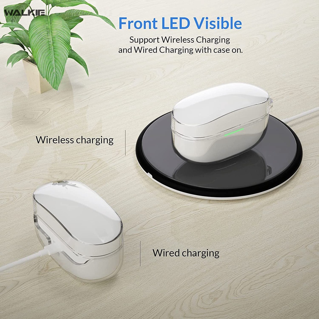 Vỏ bọc bảo vệ hộp sạc tai nghe bluetooth Sony WF-1000XM4 TPU dẻo trong suốt có móc khóa